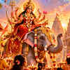 Radiant Durga’s Elephant Procession