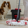 pets and floor cleaner