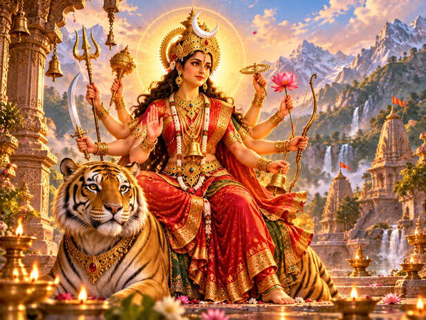 Maa Chandraghanta Have a Bell on Her Forehead
