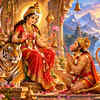 The Divine Moon on the Goddess's Forehead