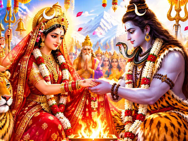 Chandraghanta and Shiva’s Sacred Wedding