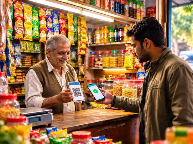 UPI Payment at the Neighborhood Shop