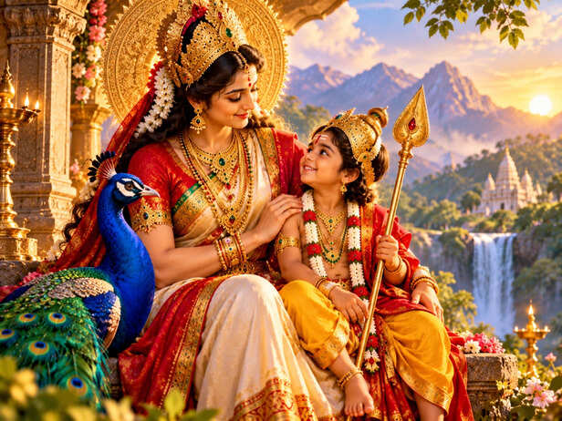 Goddess Parvati have a form named after her own son
