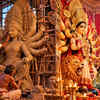 Chalchitra Behind the Durga Idol