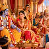 Sita's Unexpected Laughter in Rama's Royal Court