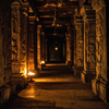 Ancient Temple Corridor Beckons