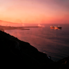 Industrial Port at Dusk