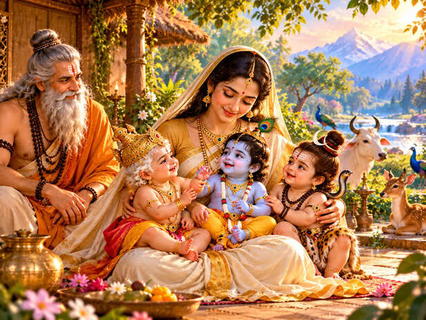 Anusuya's Penance Protected Sita in the Ramayana