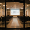 Empty Collaboration Meeting Room