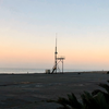 Coastal Rocket Launch Dawn
