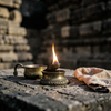 Ancient Lamp's Warm Glow