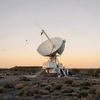 Dawn at Satellite Ground Station