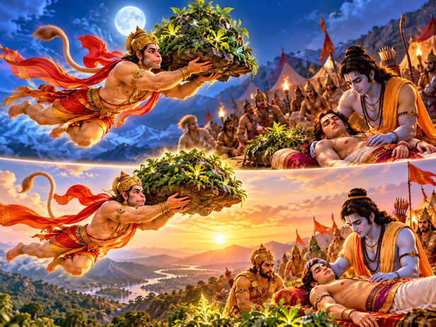 Hanuman’s Sanjeevani Mountain Journey