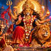 Maa Pratyangira in Her Fierce Lion-Faced Form