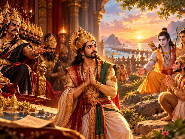 Vibhishana’s Choice at Sunset
