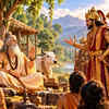 : Maharishi Vashishtha Facing King Vishwamitra