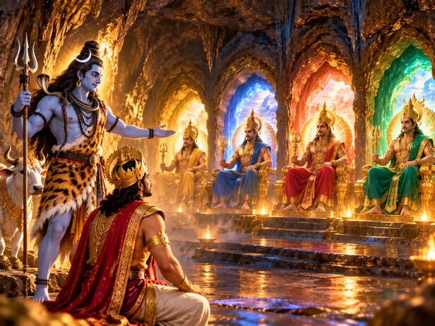 Shiva Reveals the Many Indras
