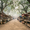 Forest Haat Market Scene