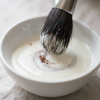 Brush Cleansing in Milky Water