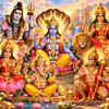 Divine Hindu Pantheon at Sunrise (1)