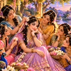 Chandravali and Her Devoted Sakhis
