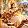 Goddess Saraswati Symbolises Wisdom and Learning