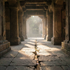 Ancient Temple Path Splits