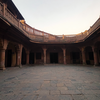 Dawn in Indian Courtyard