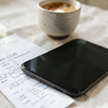 Morning Invoice Still Life