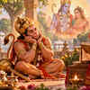 Hanuman Meditating on Gandhamadan Mountain