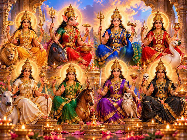 The Eight Divine Mother Goddesses