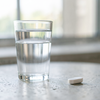 Water and Pill Still Life