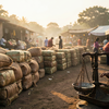 Rural Market Golden Hour