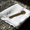Brass Key on Cloth