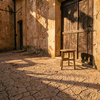 Golden Hour Stable Courtyard