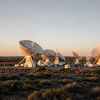 Dawn at Satellite Ground Station