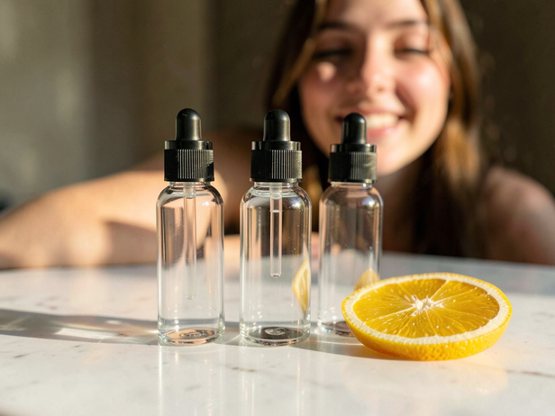 Serum Bottles &amp; Citrus
