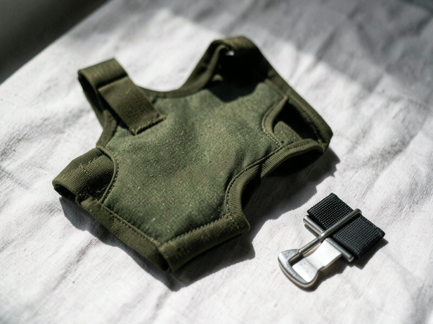 Olive Dog Harness &amp; Tether