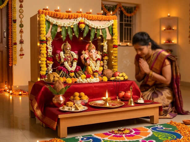 Goddess Lakshmi on Diwali