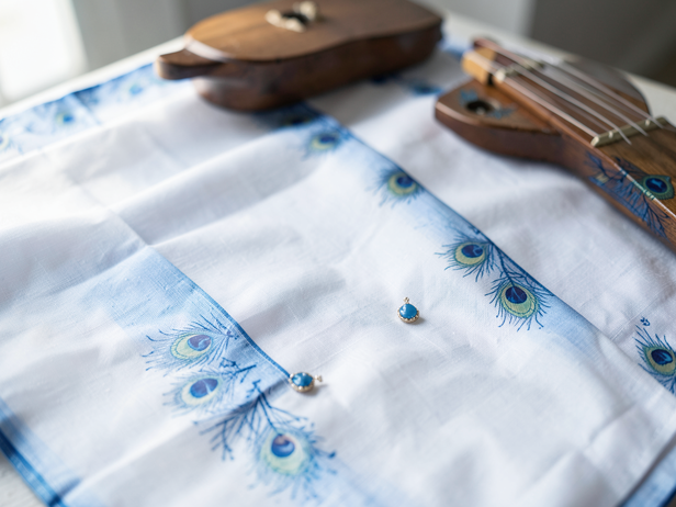 Chanderi Sari Serenity
