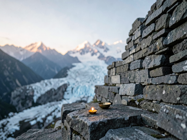 Himalayan Temple Dawn