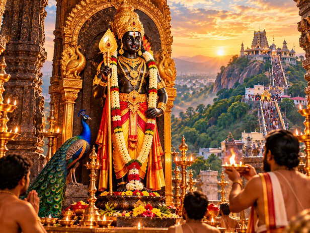 The Sacred Idol of Lord Murugan