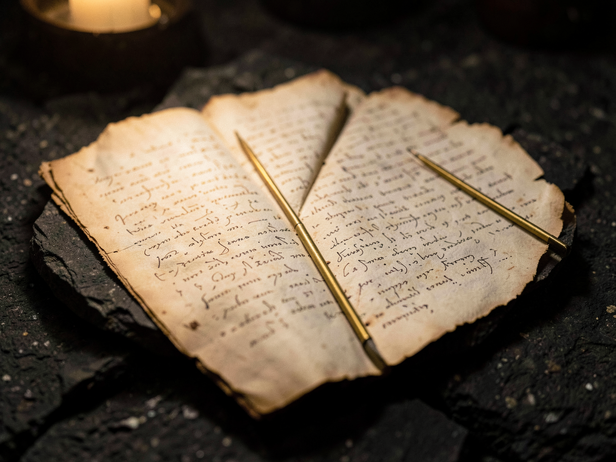 Ancient Manuscript's Silent Story