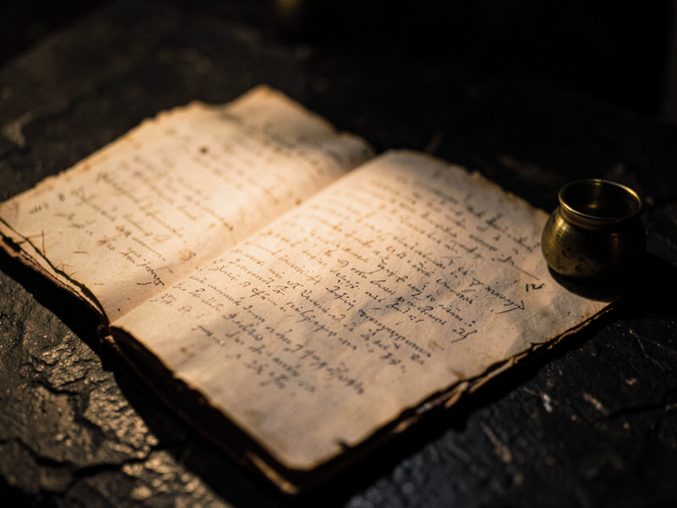 Ancient Manuscript's Fading Wisdom