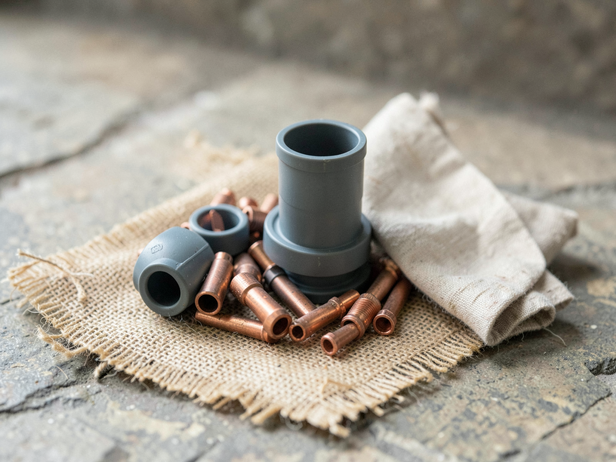Plumbing Fittings Still Life