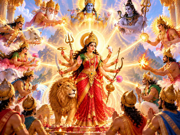 The Divine Birth of Goddess Durga