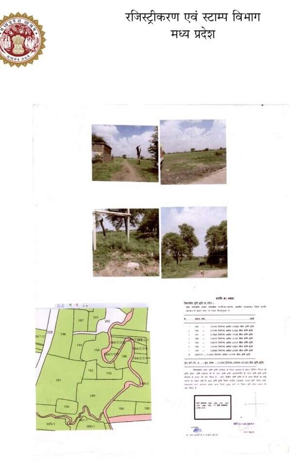 जमीन की फोटो और सर्वे नंबर