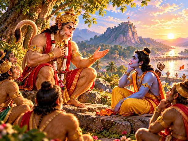 Hanuman’s Devotional Sunset Lesson