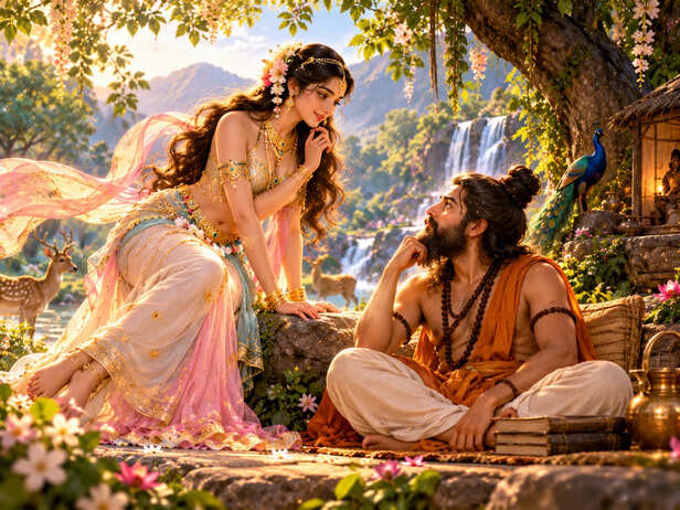 Apsara and Sage at Golden Hour