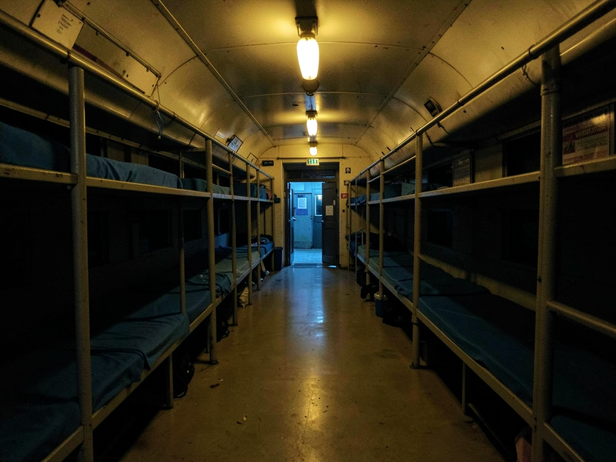 Indian Sleeper Coach Corridor